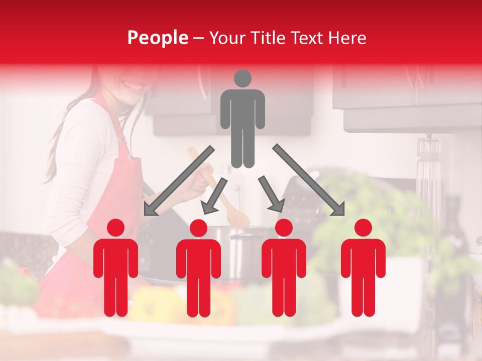 Twenties Red Eating PowerPoint Template