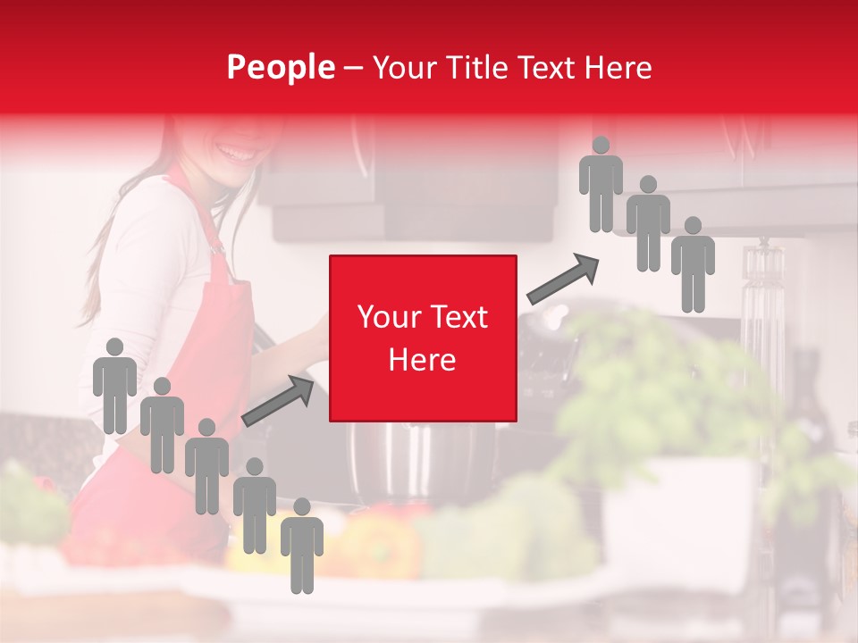 Twenties Red Eating PowerPoint Template