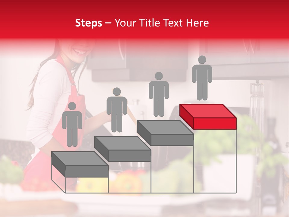 Twenties Red Eating PowerPoint Template