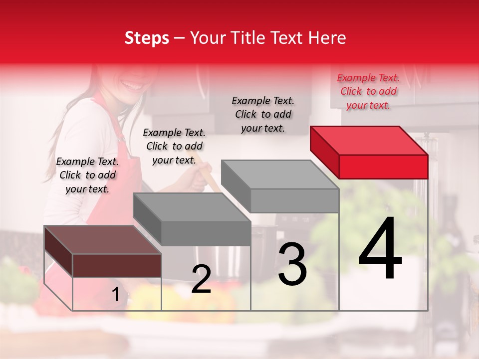 Twenties Red Eating PowerPoint Template