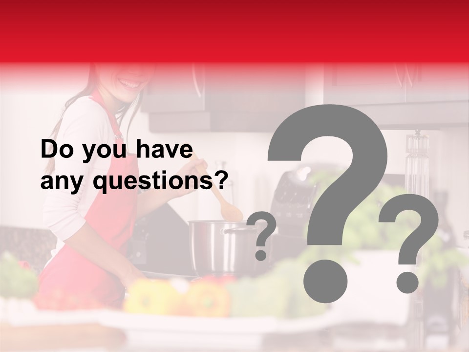 Twenties Red Eating PowerPoint Template