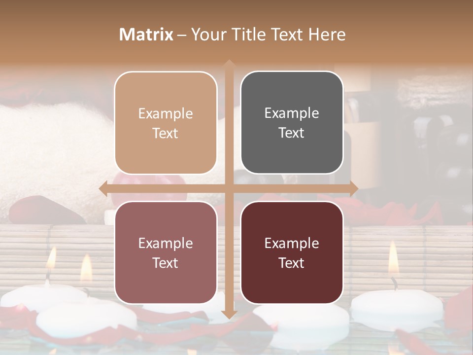 Closeup Rose Stone PowerPoint Template