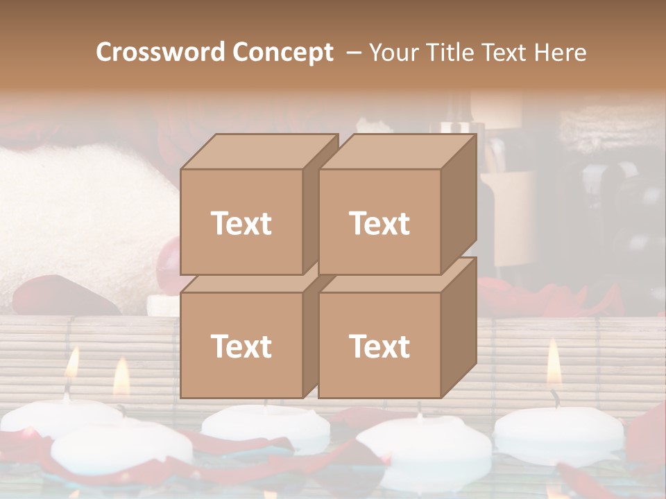 Closeup Rose Stone PowerPoint Template
