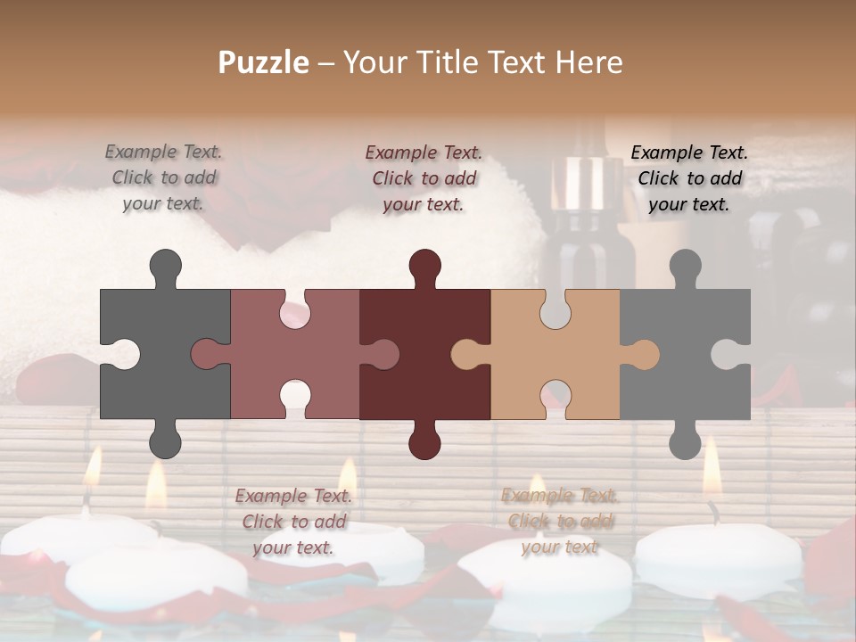 Closeup Rose Stone PowerPoint Template