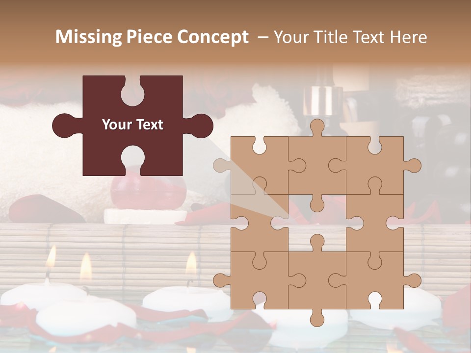 Closeup Rose Stone PowerPoint Template