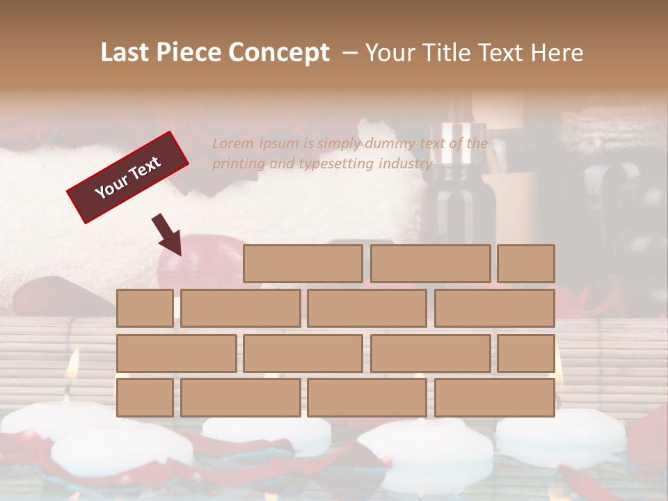 Closeup Rose Stone PowerPoint Template