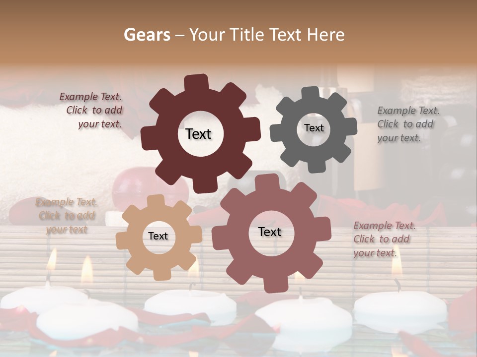 Closeup Rose Stone PowerPoint Template