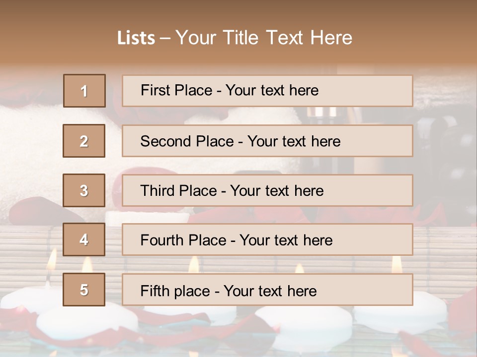Closeup Rose Stone PowerPoint Template