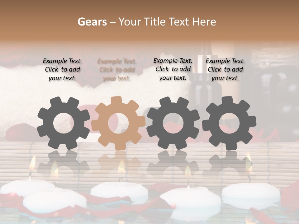 Closeup Rose Stone PowerPoint Template