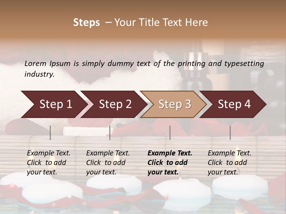 Closeup Rose Stone PowerPoint Template