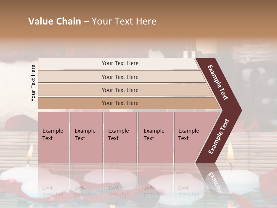 Closeup Rose Stone PowerPoint Template