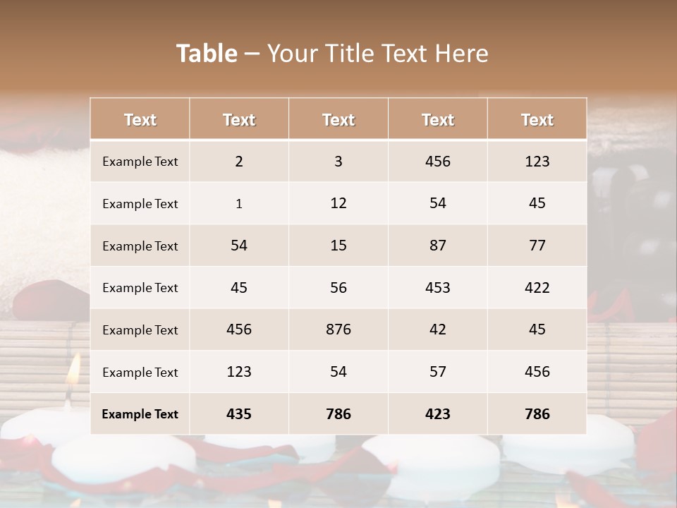 Closeup Rose Stone PowerPoint Template