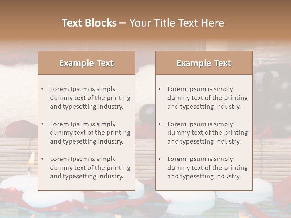 Closeup Rose Stone PowerPoint Template