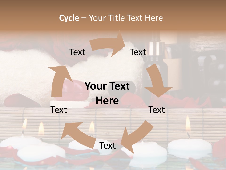Closeup Rose Stone PowerPoint Template