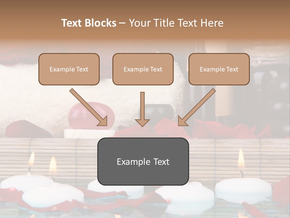 Closeup Rose Stone PowerPoint Template