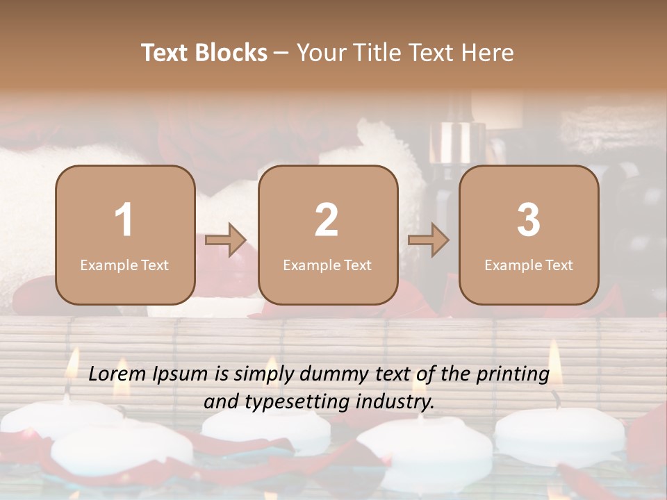 Closeup Rose Stone PowerPoint Template