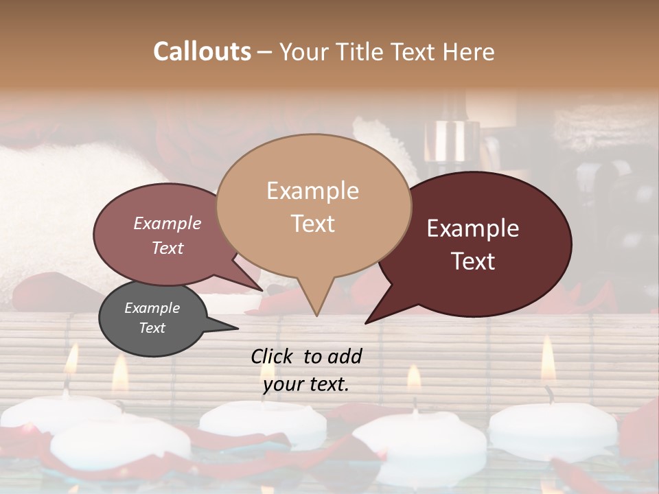 Closeup Rose Stone PowerPoint Template