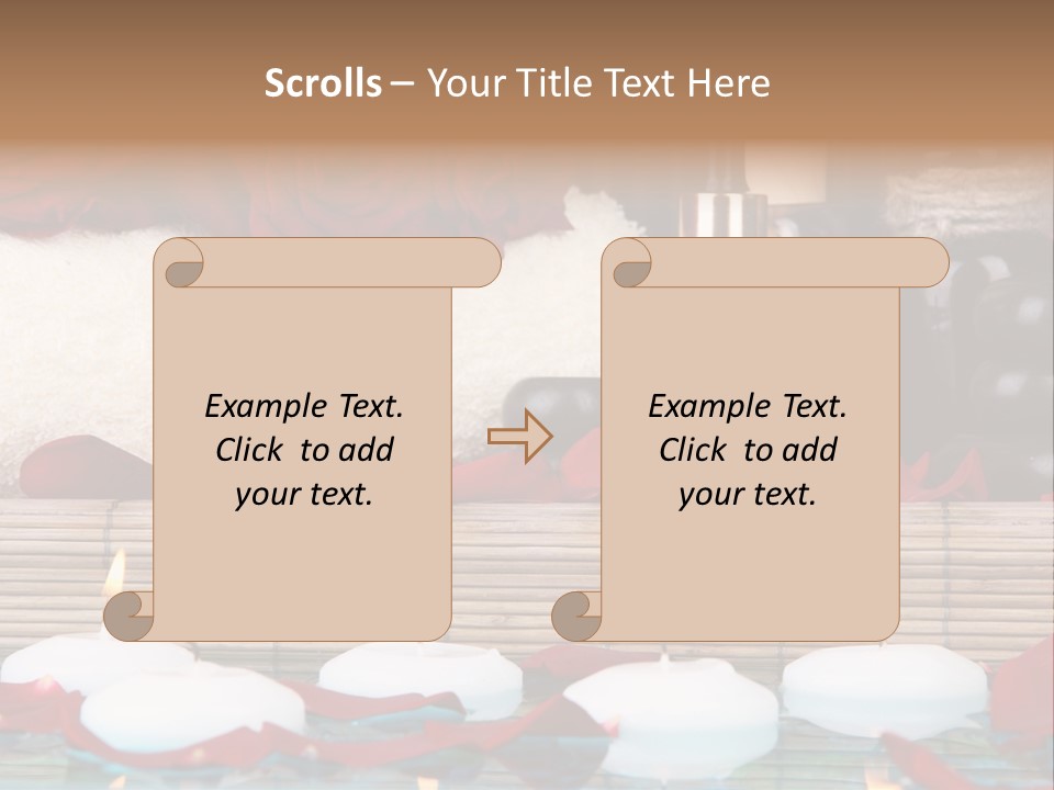 Closeup Rose Stone PowerPoint Template