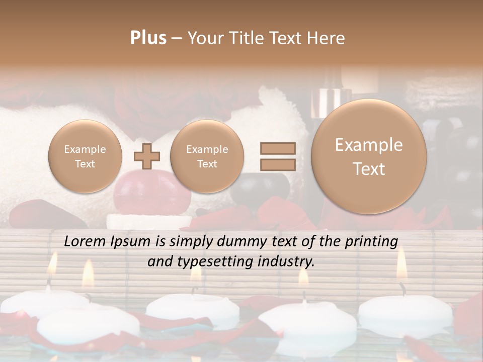 Closeup Rose Stone PowerPoint Template