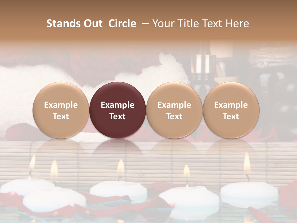 Closeup Rose Stone PowerPoint Template