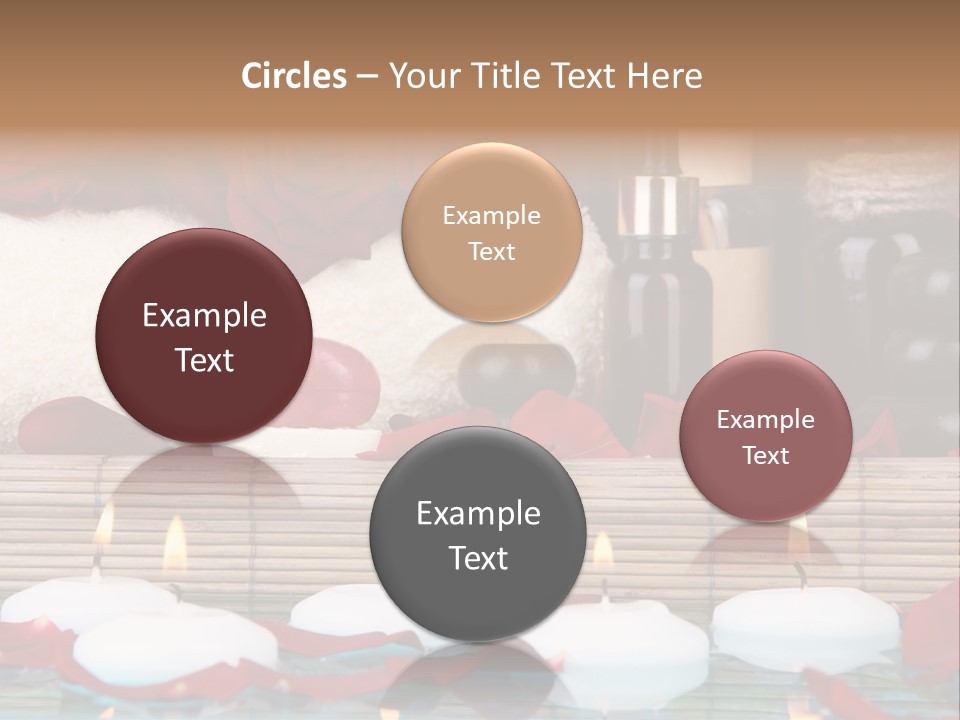 Closeup Rose Stone PowerPoint Template