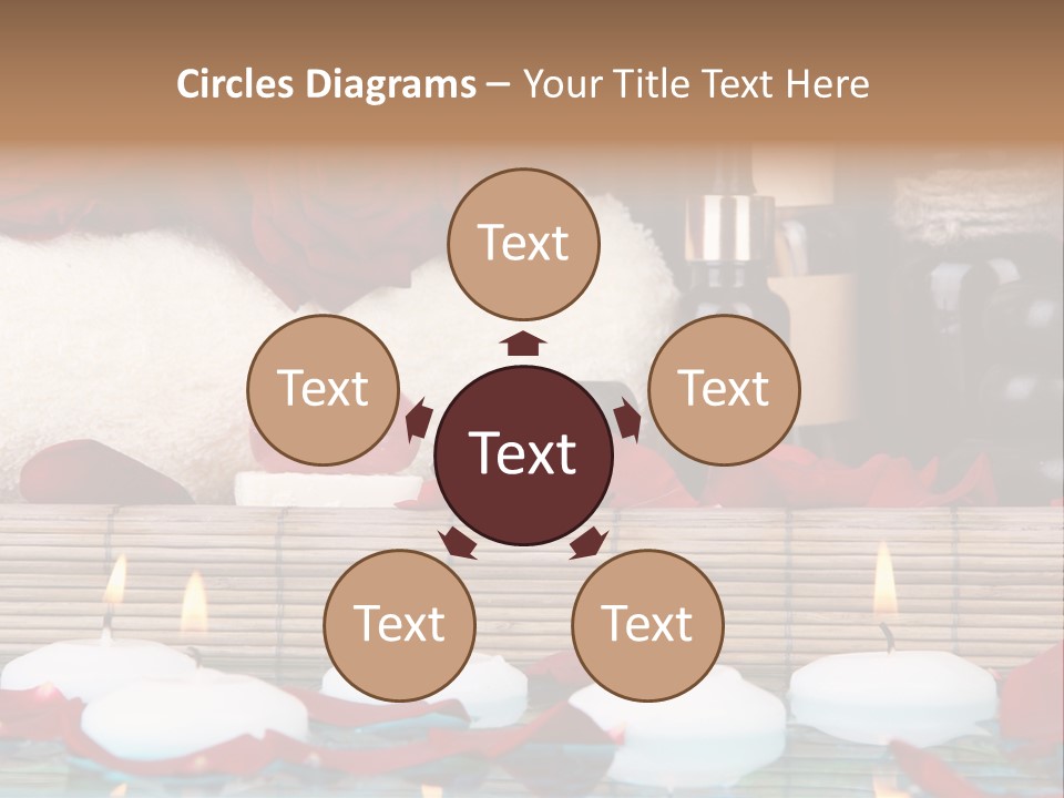 Closeup Rose Stone PowerPoint Template