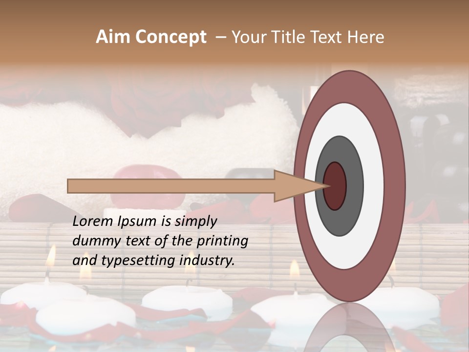 Closeup Rose Stone PowerPoint Template