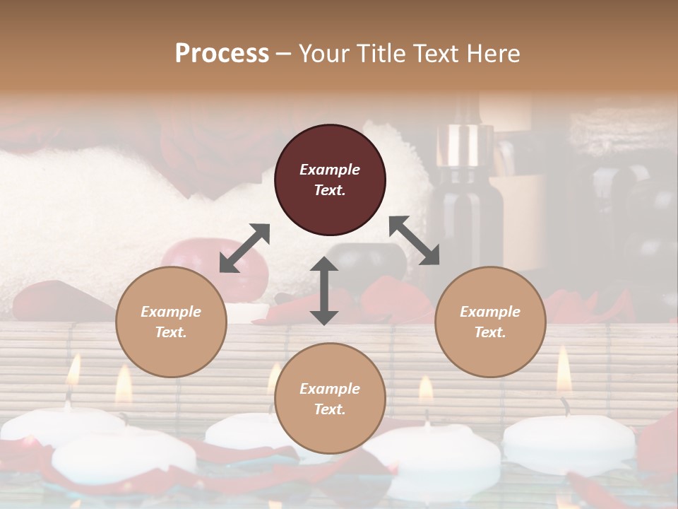 Closeup Rose Stone PowerPoint Template