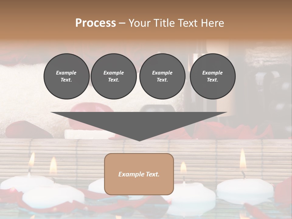 Closeup Rose Stone PowerPoint Template