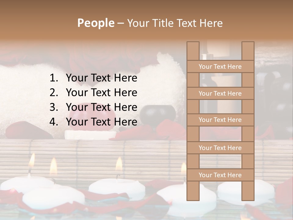 Closeup Rose Stone PowerPoint Template