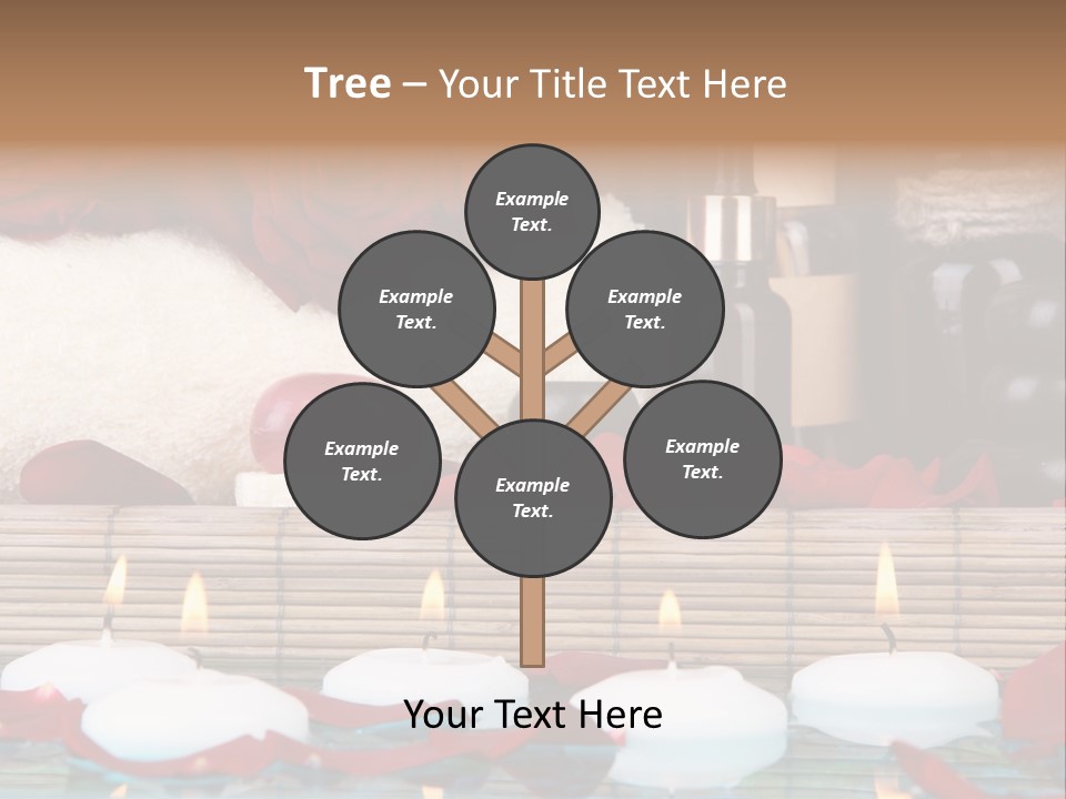 Closeup Rose Stone PowerPoint Template