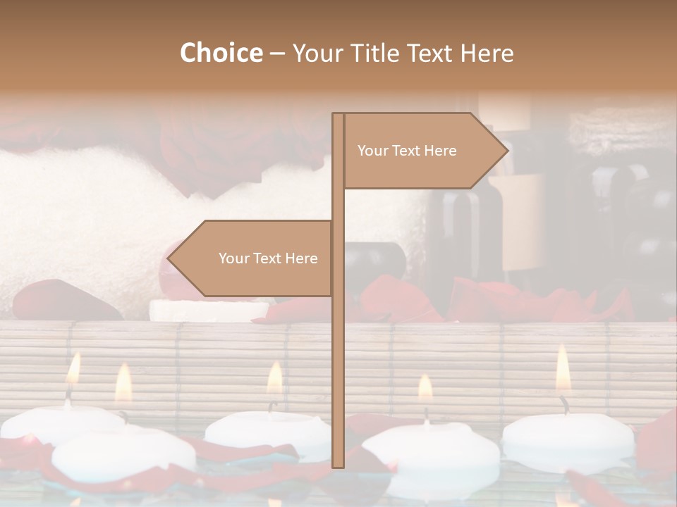 Closeup Rose Stone PowerPoint Template
