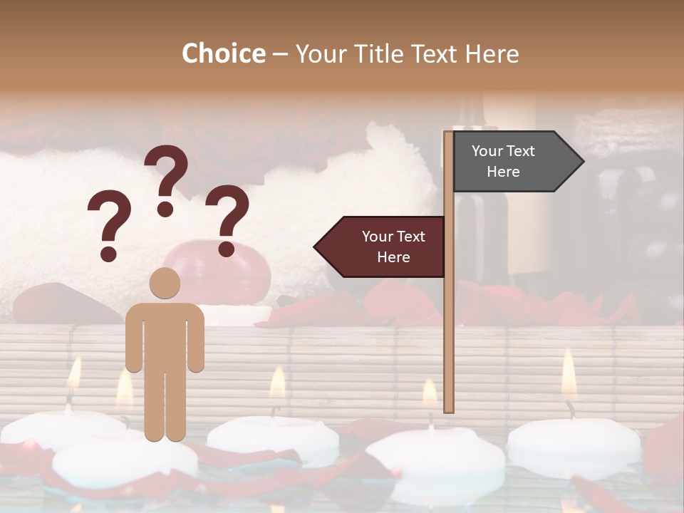 Closeup Rose Stone PowerPoint Template