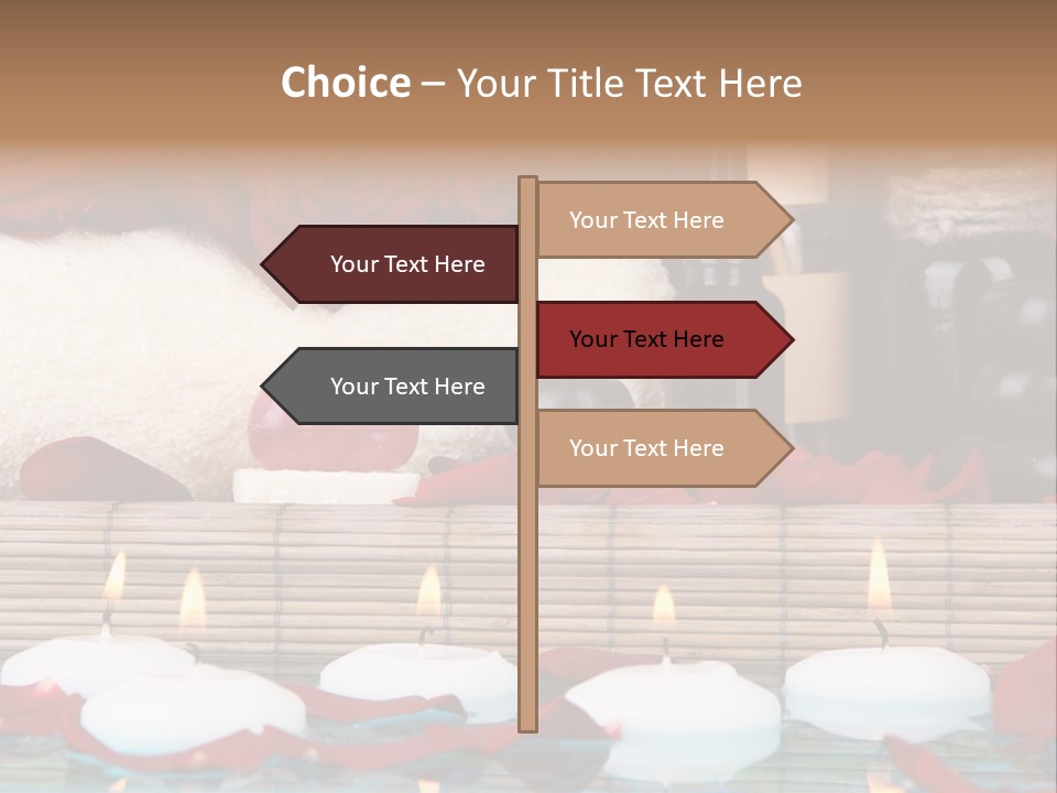 Closeup Rose Stone PowerPoint Template