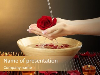 Luxury Relaxation Wooden PowerPoint Template