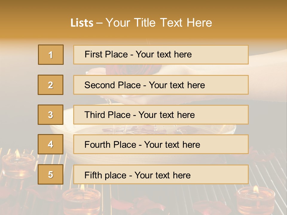 Luxury Relaxation Wooden PowerPoint Template