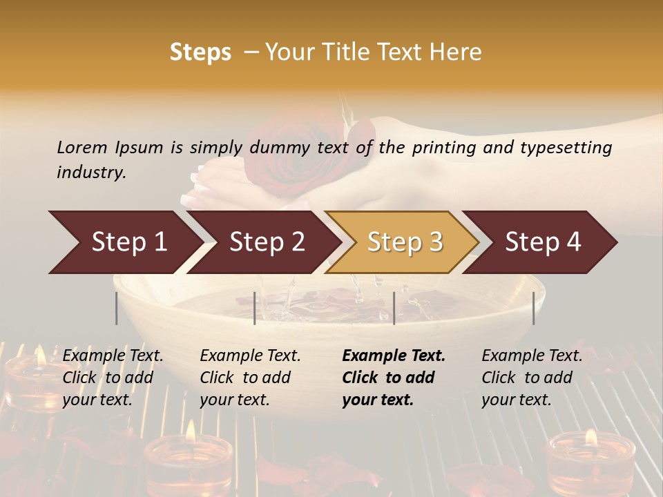 Luxury Relaxation Wooden PowerPoint Template