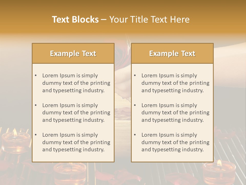 Luxury Relaxation Wooden PowerPoint Template