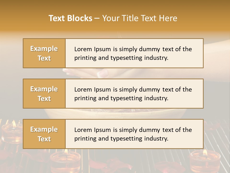 Luxury Relaxation Wooden PowerPoint Template