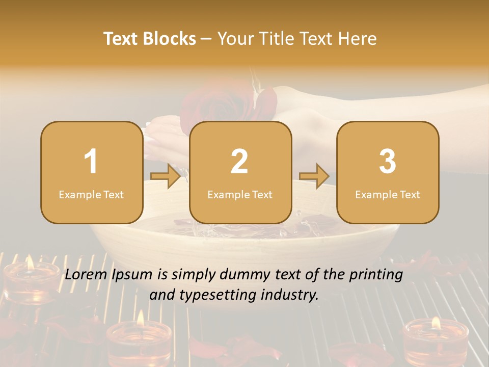 Luxury Relaxation Wooden PowerPoint Template