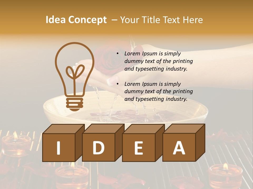 Luxury Relaxation Wooden PowerPoint Template