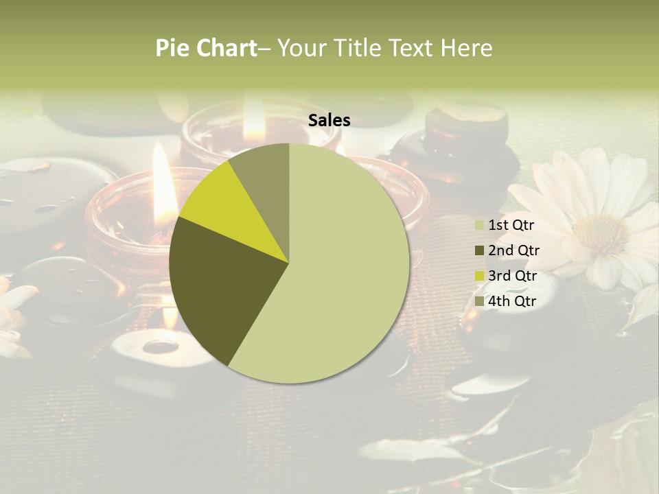 Closeup Flame Japanese PowerPoint Template