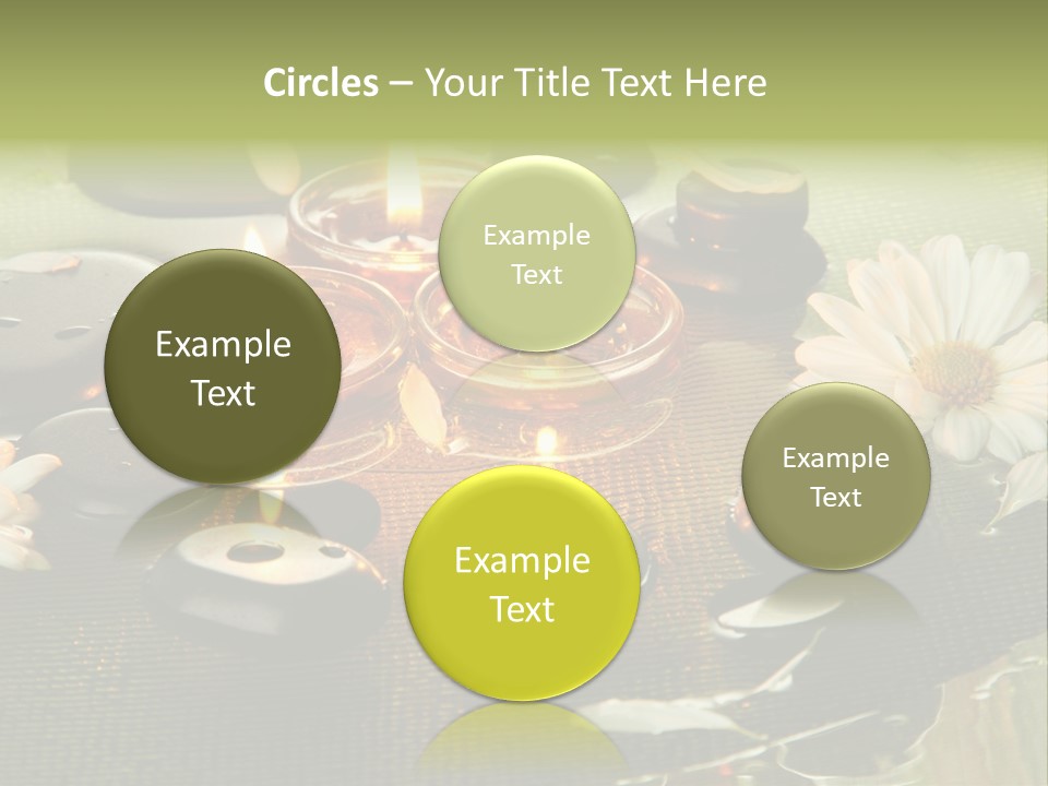 Closeup Flame Japanese PowerPoint Template