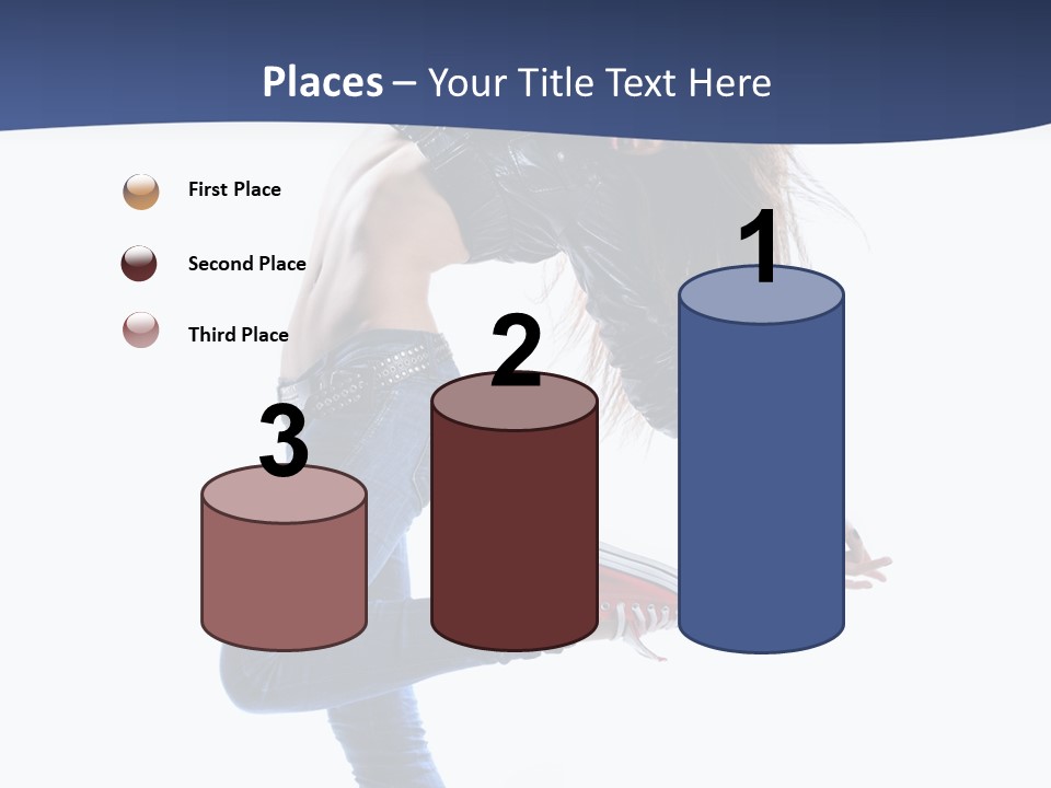 Break Dance Color Performer PowerPoint Template