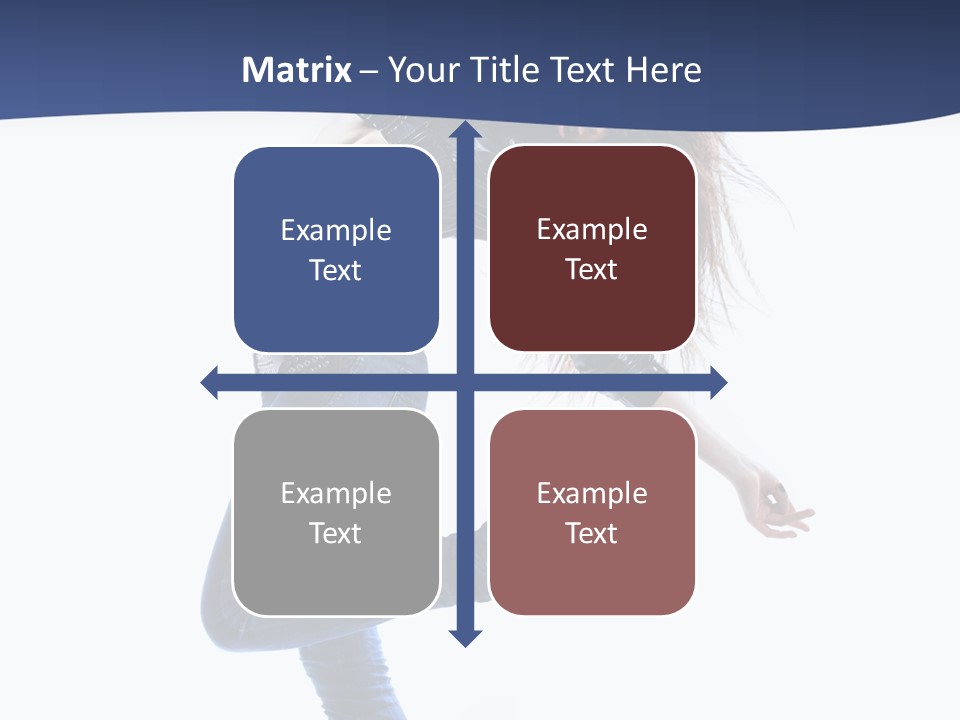 Break Dance Color Performer PowerPoint Template