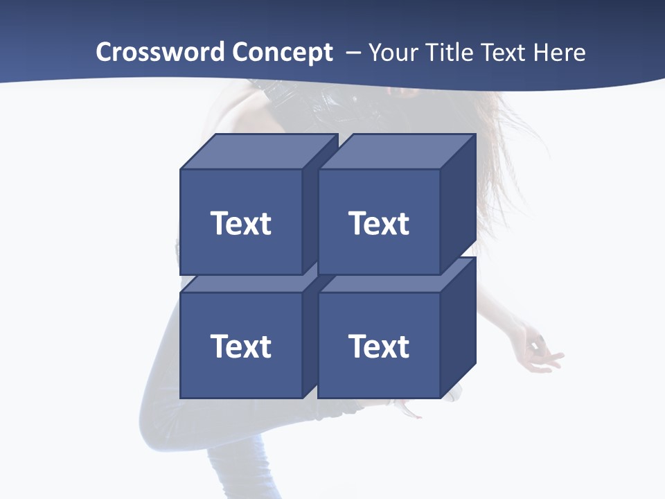 Break Dance Color Performer PowerPoint Template