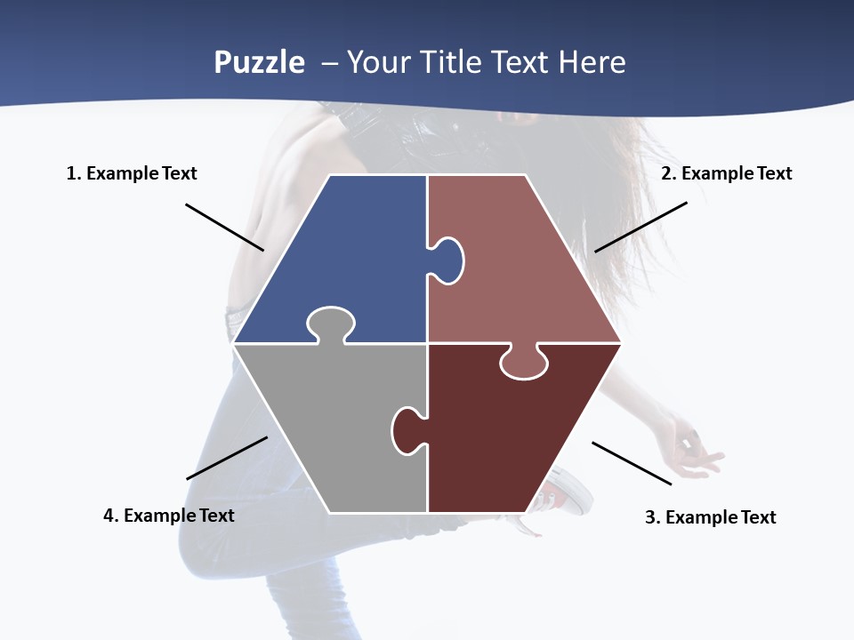 Break Dance Color Performer PowerPoint Template