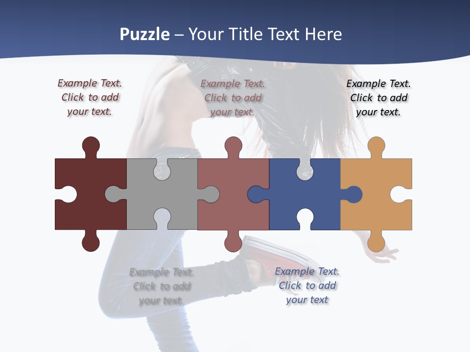 Break Dance Color Performer PowerPoint Template