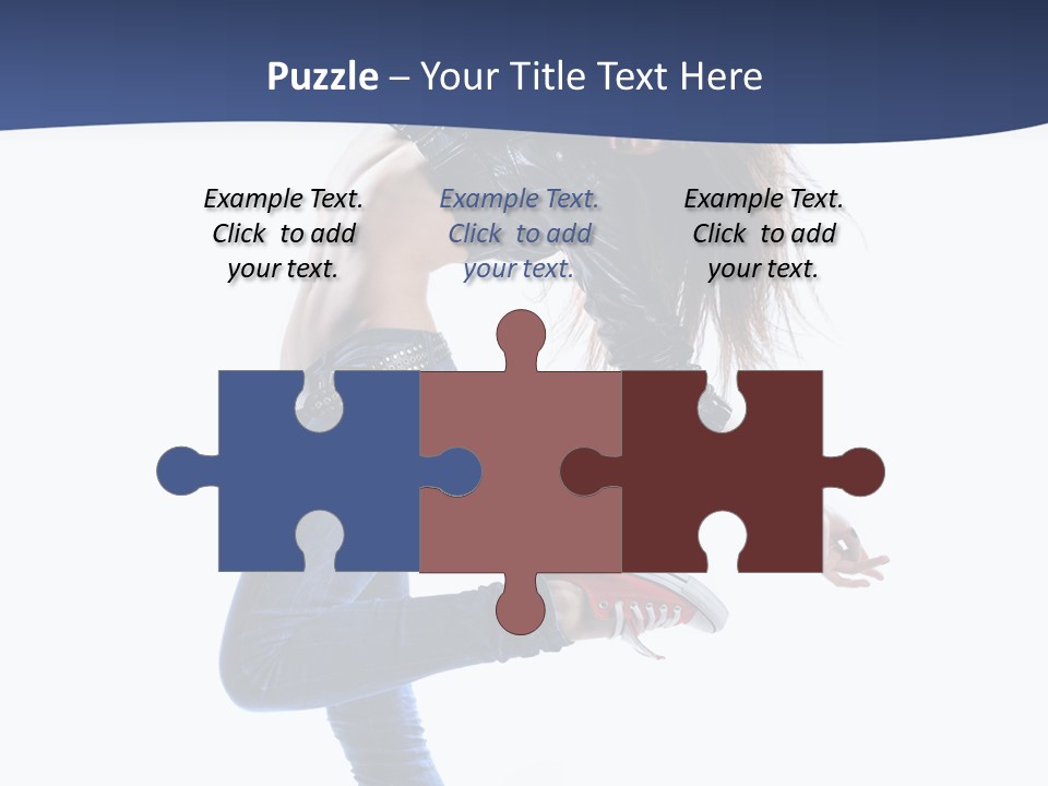 Break Dance Color Performer PowerPoint Template