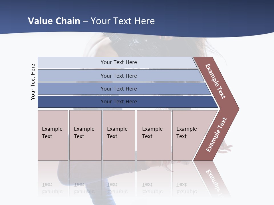 Break Dance Color Performer PowerPoint Template